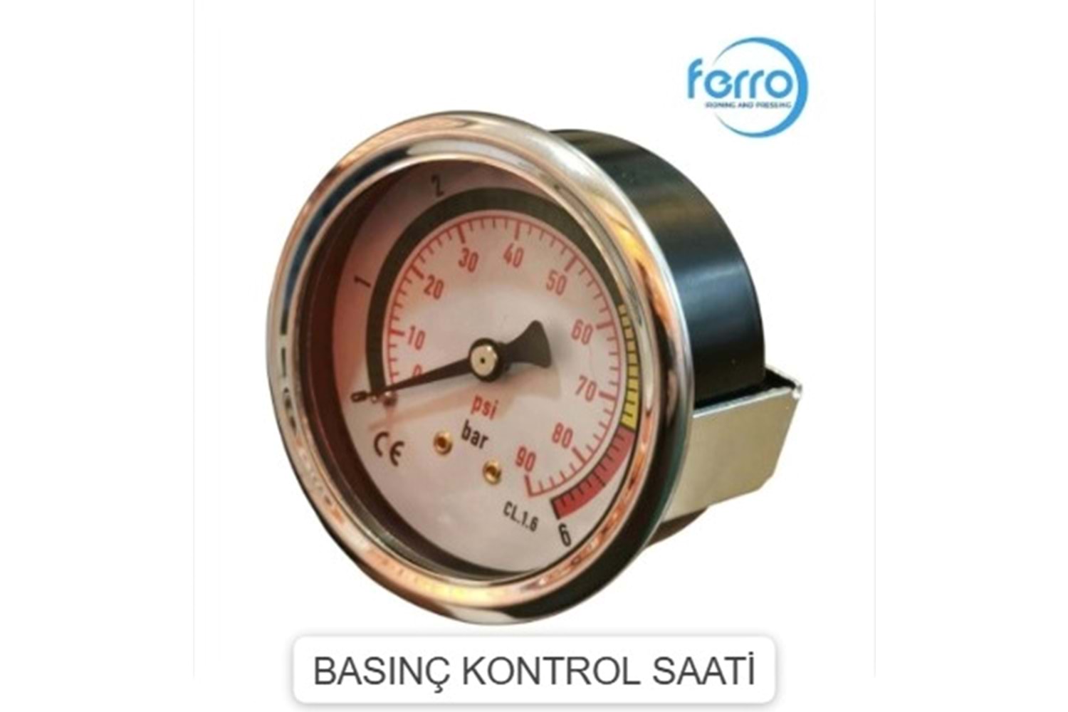 BASINÇ KONTROL SAATİ 6 BAR