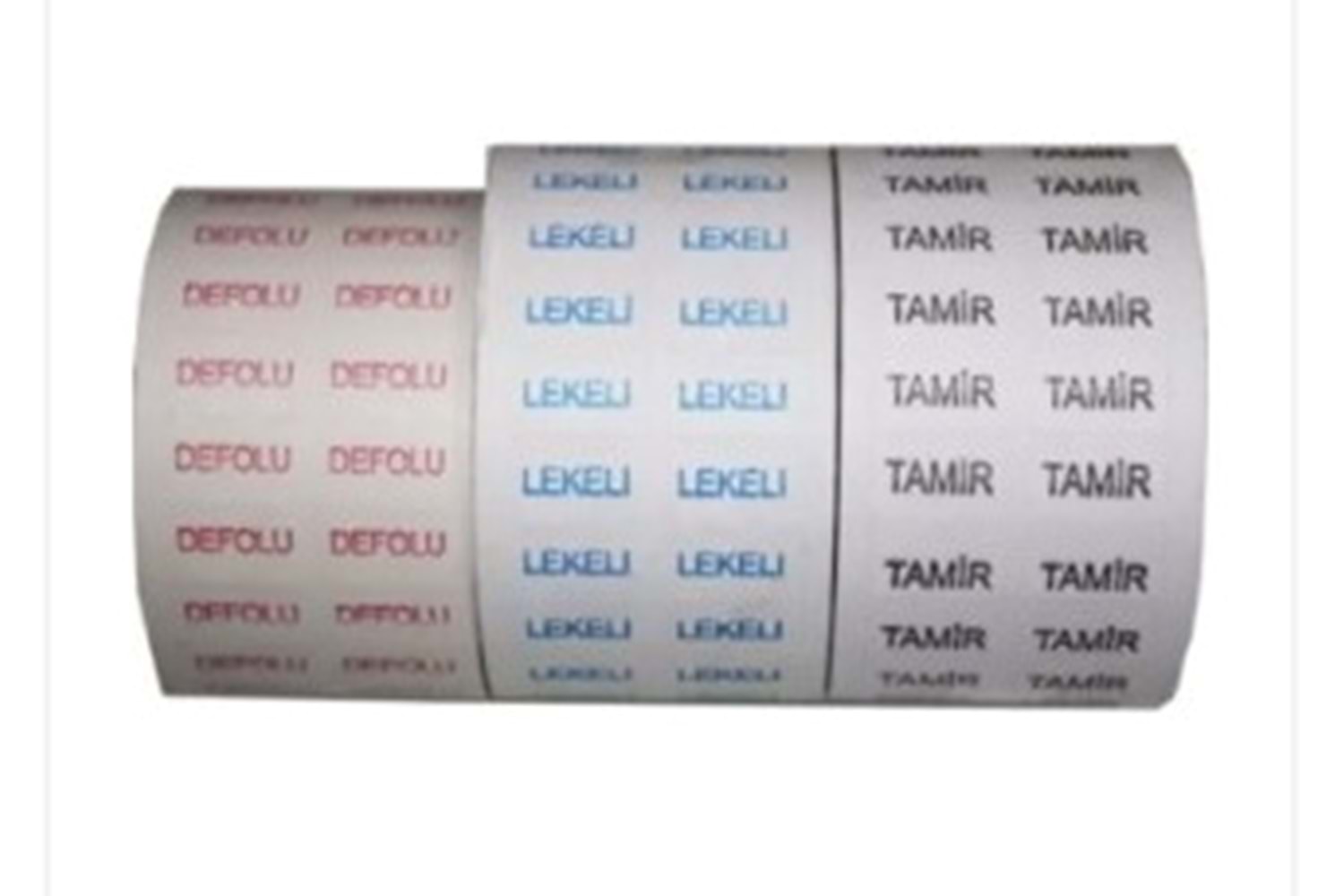 TAMİR-LEKELİ-DEFOLU ETİKET